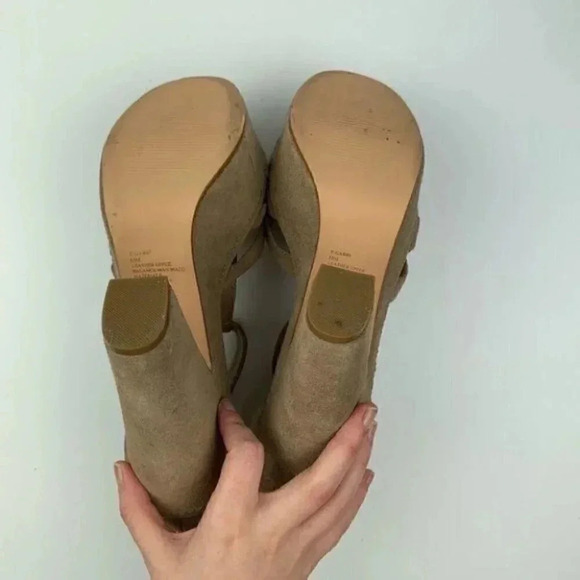 Steve Madden platforms sz 10 P-gabbi suede chunky - Picture 7 of 14